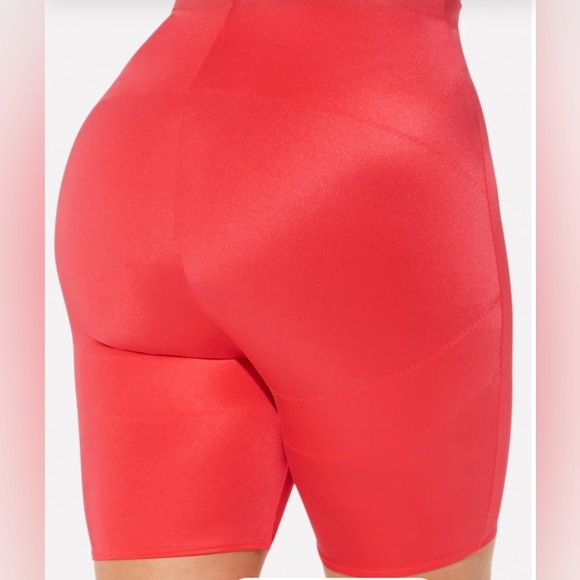 Yitty: Athleisure Shapeware -High Waist Shaping Shorts in Pink - Picture 6 of 13